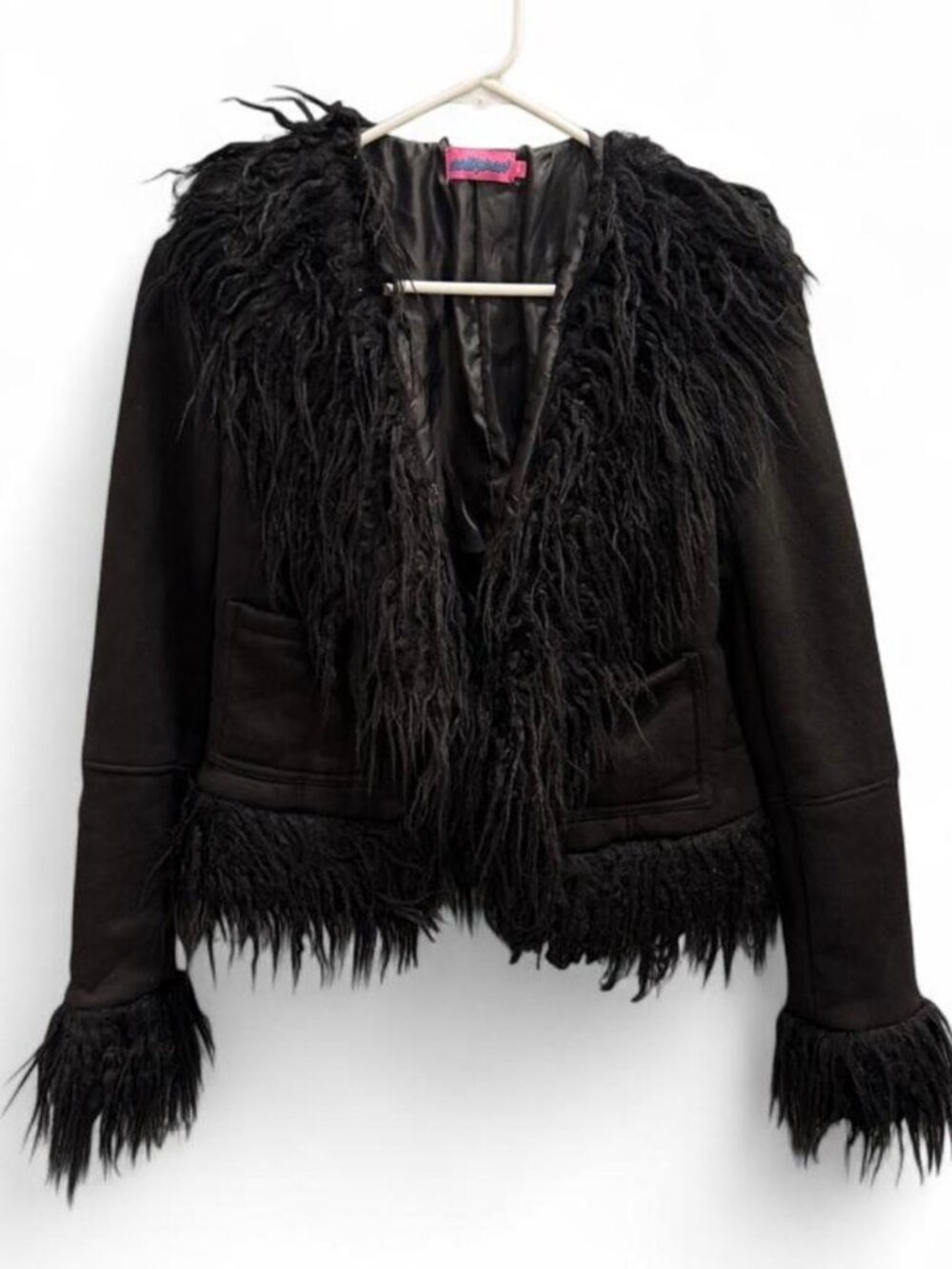 Edikted Faux Fur Trim Suede Jacket *Discontinued*